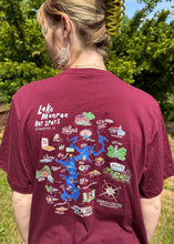 Load image into Gallery viewer, Lake Monroe Hot Spots T-shirt Navy/SteelBlue/Maroon/Army