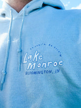 Load image into Gallery viewer, Lake Monroe Hot Spots Hoodie Sky Blue