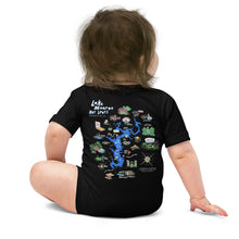 Load image into Gallery viewer, Lake Monroe Hot Spots Baby Onesie (3-24 mo.)