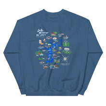 Load image into Gallery viewer, Lake Monroe Hot Spots Crew Neck Navy/Indigo/Maroon/Green