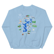 Load image into Gallery viewer, Lake Monroe Hot Spots Crew Neck Sky Blue