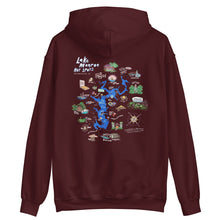 Load image into Gallery viewer, Lake Monroe Hot Spots Hoodie Navy/Indigo/Maroon/Green