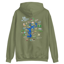 Load image into Gallery viewer, Lake Monroe Hot Spots Hoodie Navy/Indigo/Maroon/Green