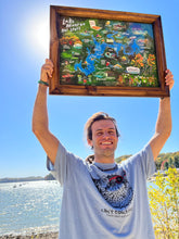 Load image into Gallery viewer, Lake Monroe Hot Spots Illustrated Map