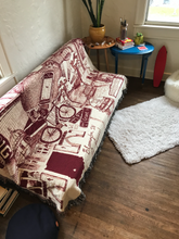 Load image into Gallery viewer, Crimson Bloomington Blanket 60"x80"