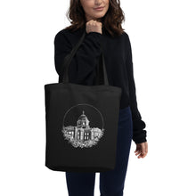 Load image into Gallery viewer, Courthouse Floral Black Tote
