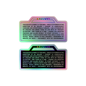 (Black) Toolbox Sticker Set of a Conscious Creator