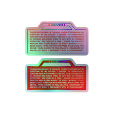 Load image into Gallery viewer, (Red) Toolbox Sticker Set of a Conscious Creator
