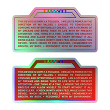 Load image into Gallery viewer, (Red) Toolbox Sticker Set of a Conscious Creator
