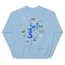 Load image into Gallery viewer, Lake Monroe Hot Spots Crew Neck Sky Blue
