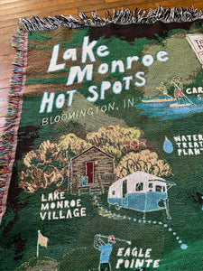 Lake Monroe Hot Spots Blanket