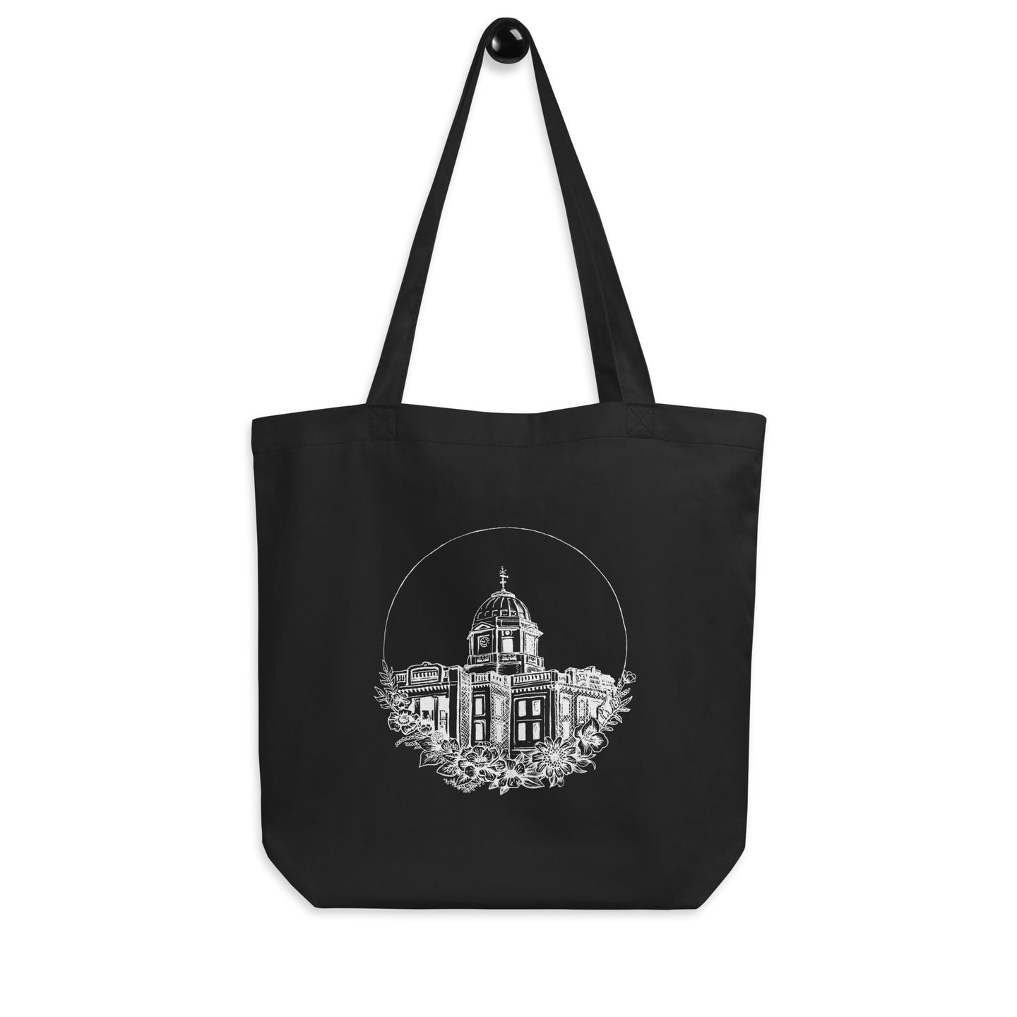 Courthouse Floral Black Tote